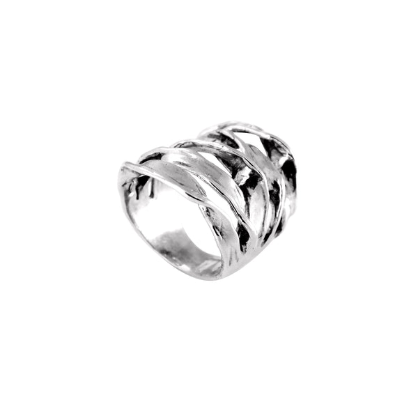 Twisted Branches Ring