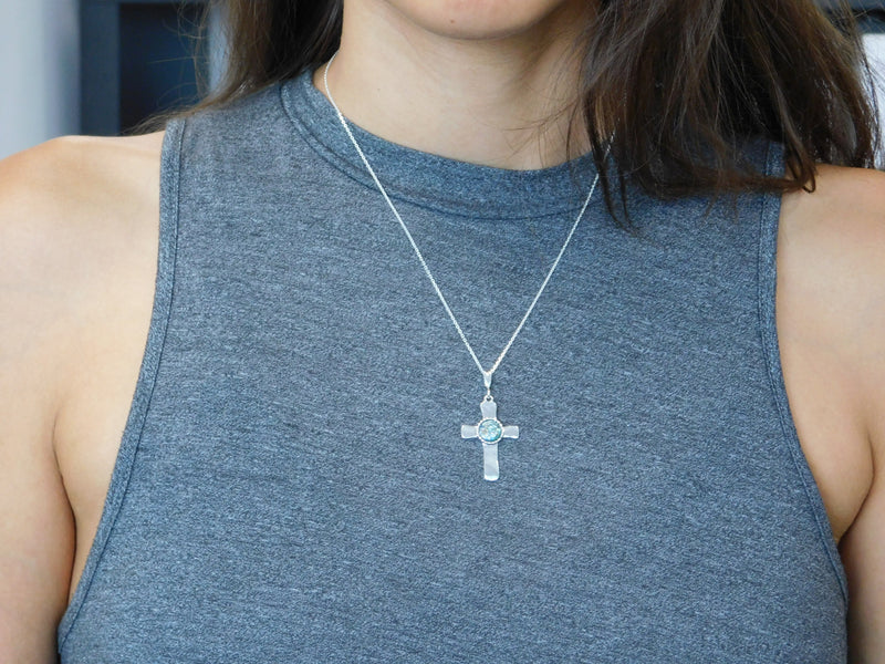 Roman cross pendant clearance