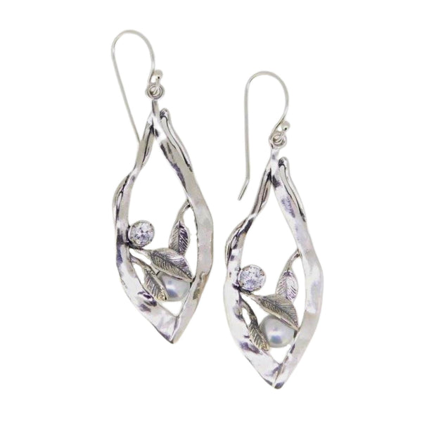 Open Diamond Shape Earrings E10507