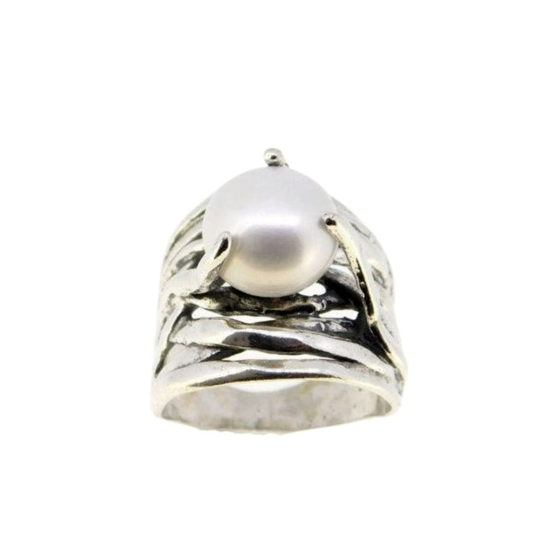 Sterling Silver Freshwater Pearl Ring R11066