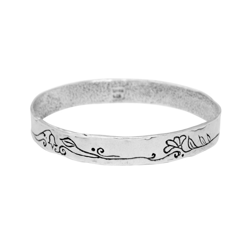 Patterned Friendship Bangle Bracelet