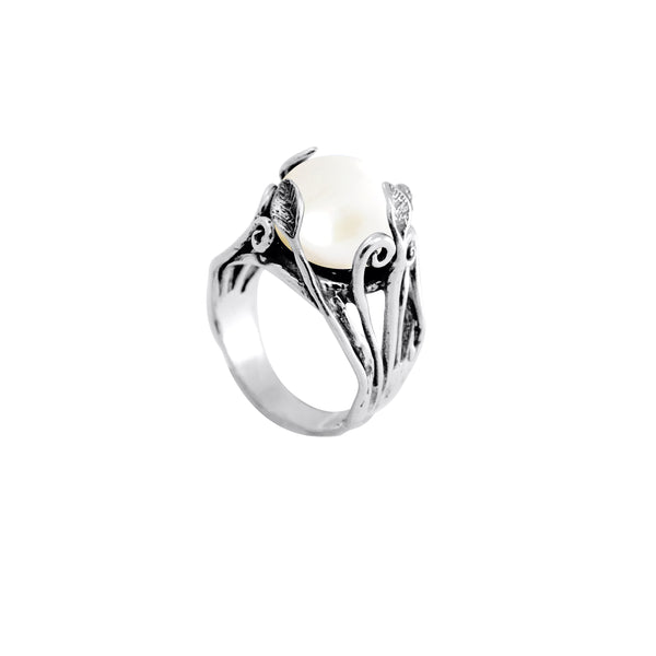 Branches Wrapped Pearl Ring R10067