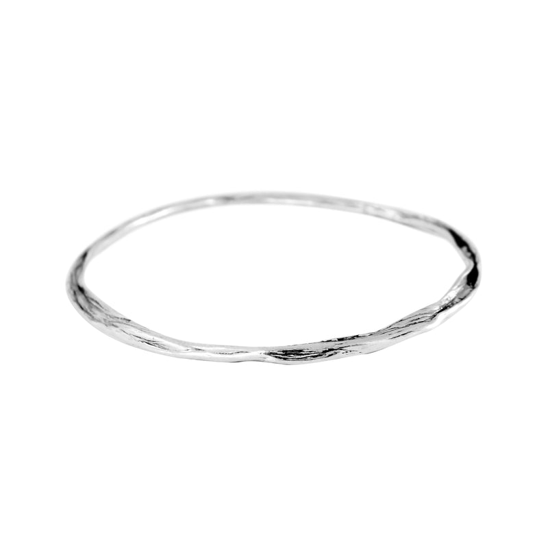 Organic Texture Bangle Bracelet