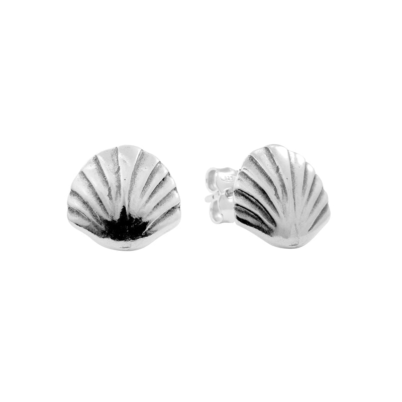 Shell Stud Earrings-E11411A