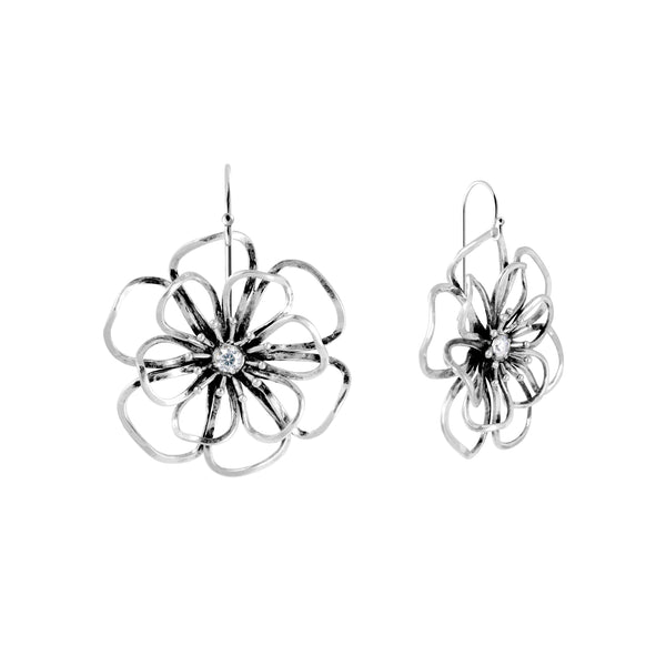 Flower Framed Drop Earrings E10783