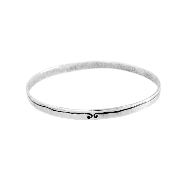 Thin Traditional Bangle Bracelet