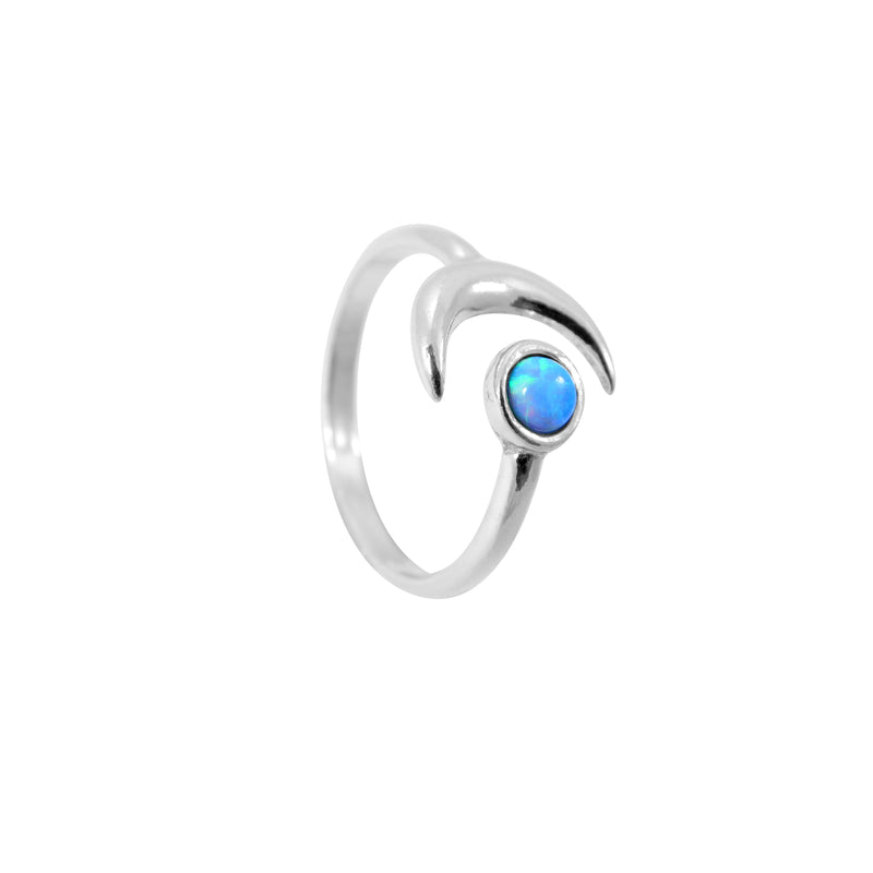 Turquoise Lunar Ring- R11534
